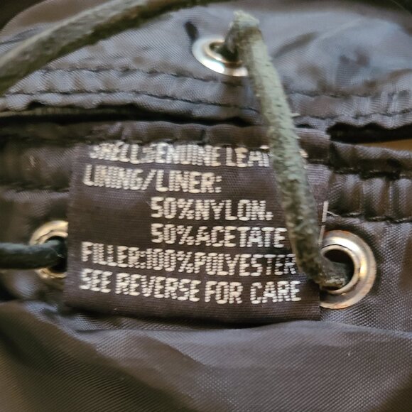 UNIK Premium Black Leather Biker Vest - Picture 10 of 13